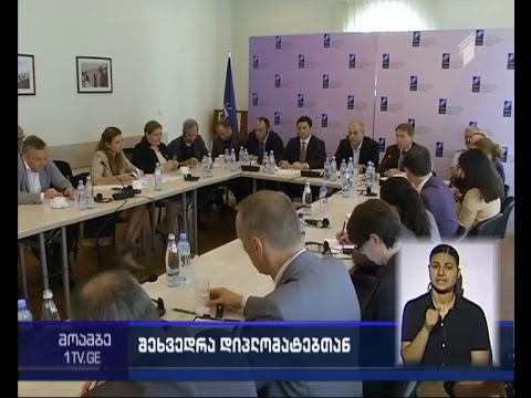 შსს-ს წარმომადგენლების შეხვედრა არასამთავრობო ორგანიზაციების  და დიპკორპუსის წარმომადგენლებთან