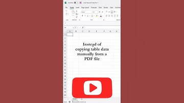 extract table data from PDF to Excel-- #excel #shortsvideo #shorts | learn high quality content.