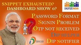 🔴 Digitize India-registration, snippets exhausted, reward points, OTP, DIP helper, snippet notifier screenshot 2