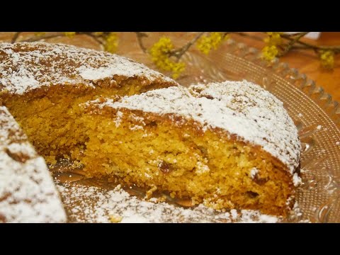 სამარხვო ნამცხვარი ფორთოხლით.Cake with oranges.Постный пирог