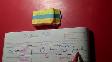 Degradation function in digital image processing