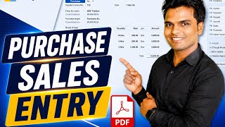 Tally Prime Purchase & Sale Entry Full Tutorial 2026 | Vishal Sir