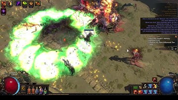 PoE 3.4 - Magma Orb + Mines + Sire of Shards = Racecourse Splat