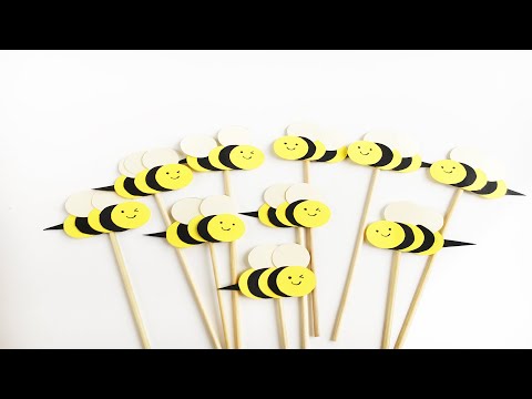 diy-paper-bee-paper-bee-cute-craft-for-kids