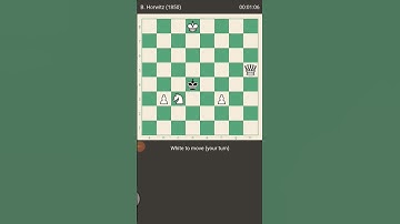 hardest chess puzzle mate in 3 move #chesspuzzle #chesstactics  #chess