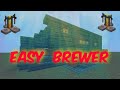 How to make an easy minecraft brewer
