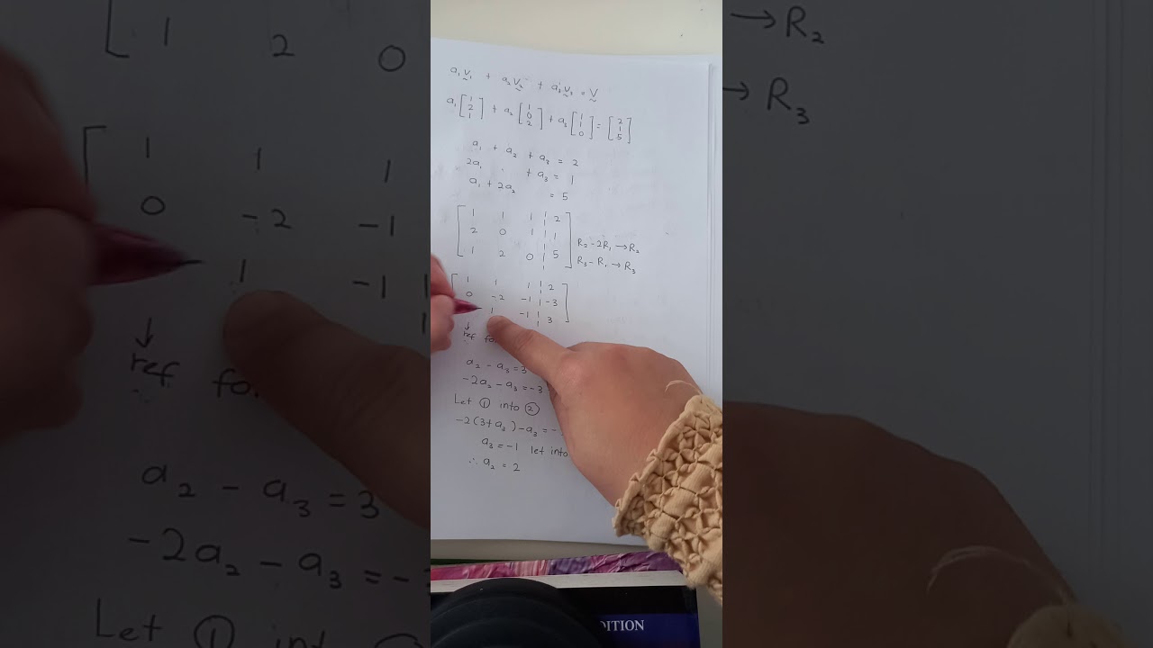 linear algebra_vector spaces_4 - YouTube