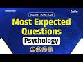 UGC NET 2026 | MOST EXPECTED QUESTIONS IN PSYCHOLOGY