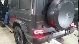 Мощный выхлоп на новый геликоидальная G63