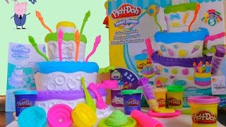 Pig Boss Toy Brincando De Minha Com Filha Fábrica De Bolo Cake Mountain Sweet Shoppe Play-Doh