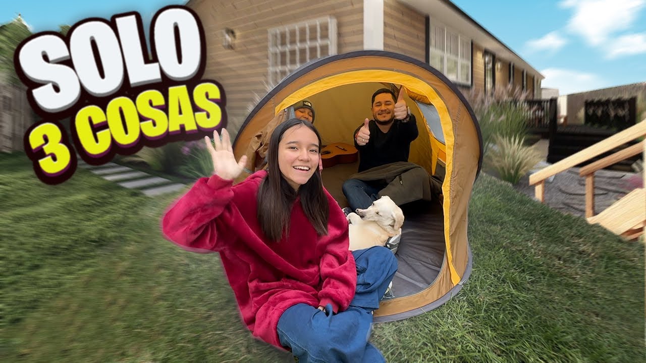 SOBREVIVIENDO CON TRES COSAS EN LA CASA NUEVA