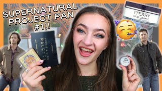 SUPERNATURAL PROJECT PAN #1!! (our first roll out!!) #projectpan #supernatural #makeup