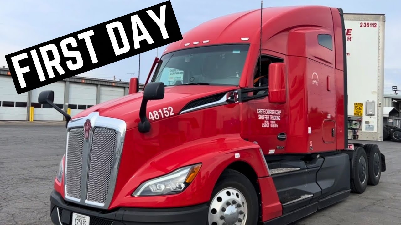 First Day Trucking - Time to Get on the Road - YouTube