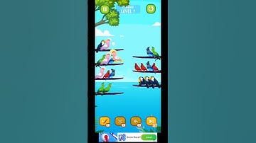 Bird Sort Puzzle l Bird Sort Color Puzzle l Classic Level 07 l Gameplay l Bird Sort Puzzle Challenge