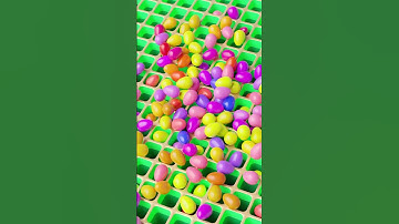 Perfect Egg Drop 🥚✨  Color Pop Falls, Clean Landings  #shorts #satisfying  Loop 113