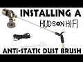 Installation du bras de lecture avec brosse antistatique hudson hifi