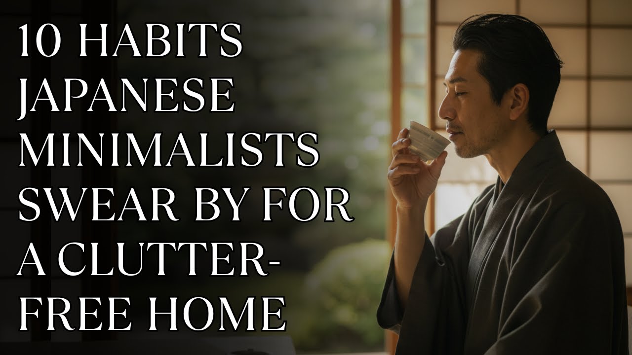 10 Everyday Habits That Keep Japanese Minimalist Homes Organized