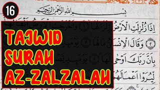 PEMBAHASAN TAJWID LENGKAP SURAH AZ-ZALZALAH - EPS 16