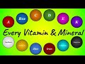 Every vitamin  mineral the body needs micronutrients explained