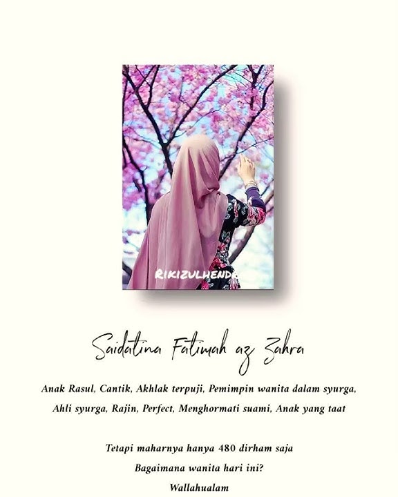 Story wa Islami !! Selalu Suci dalam akhlak