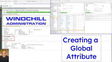 PTC Windchill PDMLink - Creating a Global Attribute | Administration