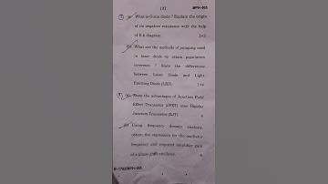 MPH - 005 Electronics 📚 IGNOU TTE DECEMBER EXAM 📝 2025 M.SC PHYSICS 📝 MSCPH 📔 #ignouexam #mscphysics