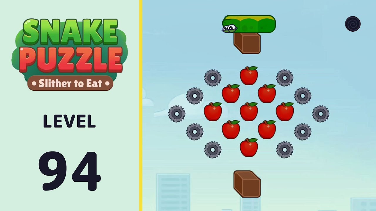 Snake Puzzle: Slither to Eat Level 94 | Every Puzzle Solved! 🎯 - YouTube