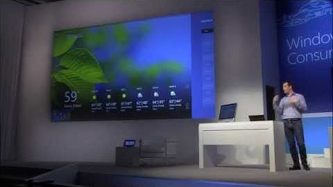 MWC 2012: Windows 8 Consumer Preview Launch Event