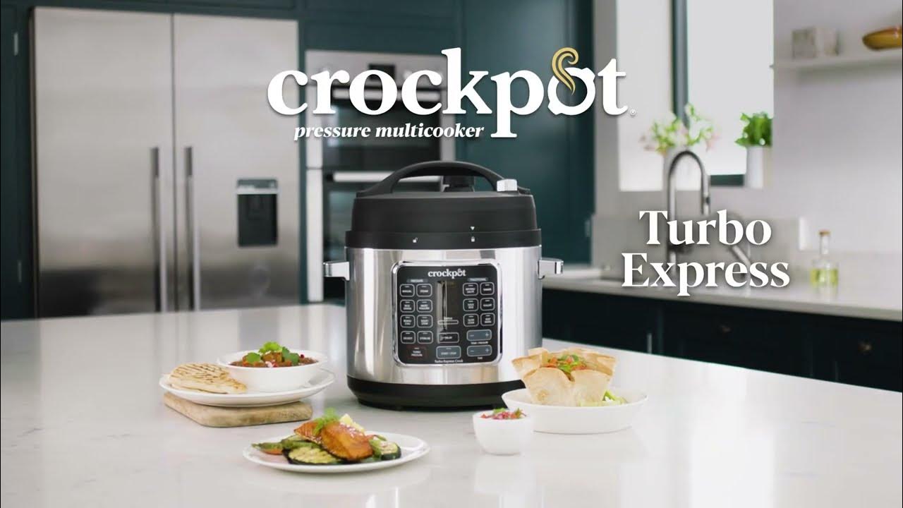 Crock-Pot Turbo Express Pressure Multicooker, 14-in-1 Functions, 5.6L (6+  People)