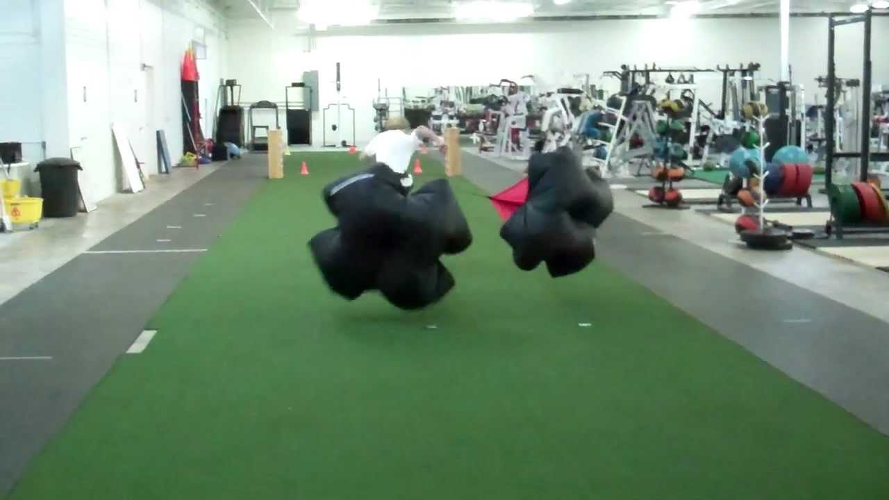Training Valley Austin Hill parachute sprints timed by a laser YouTube