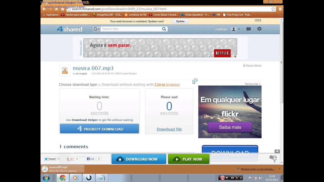 Como Baixar Musicas No 4shared Com Orbit Youtube