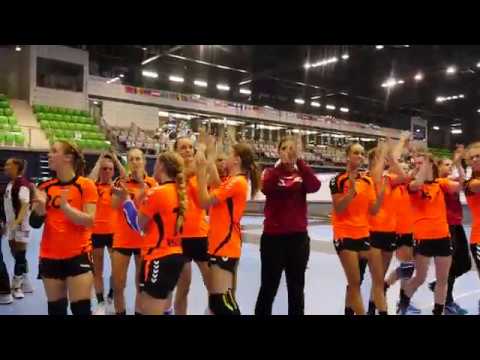 handball shoes EYOF Gyor 2017: handbalsters strijden voor elk punt