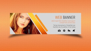 Web Banner Design Tutorial - Photoshop CC