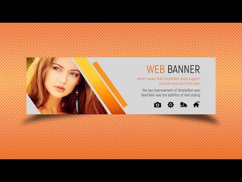 Web Banner Design Tutorial - Photoshop CC