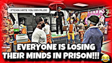 Everyone is Losing Their Minds In Prison (FUNNY) Gulag Gang | NoPixel GTA RP | NoPixel Clips