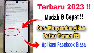 Cara Menyembunyikan Teman Di Facebook 2024 Agar Tidak Dilihat Orang Lain