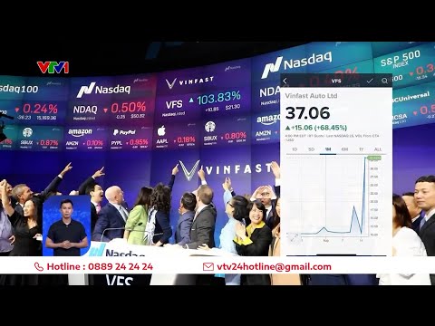 Cổ phiếu Vinfast ngày đầu giao dịch thành công tại Mỹ | VTV24