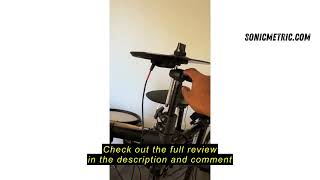 Review Donner DED-200 Electric Drum Sets, Electric Drum Kits with Quiet Mesh Drum Pads, 2 Cymbals w/