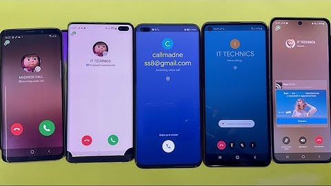 Incoming Call IMO vs Google Duo Samsung S10+ vs Galaxy A21S vs S9 vs Honor 50