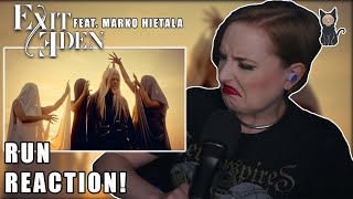 EXIT EDEN Feat. Marko Hietala - Run | REACTION