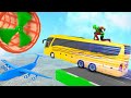 Ambulance Car Stunt Games: Mega Ramp Car Games - Bus mega ramp stunts game. Android Gameplay