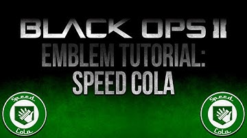 Black Ops 2: Speed Cola Emblem Tutorial! (Black Ops 2 Emblem Tutorial)