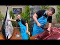 170 KG TUNA🔥🐟BY ERŞAN YILMAZ   BİBER SOSLU ORKİNOS IZGARA Grilled tunny served with pepper sauca