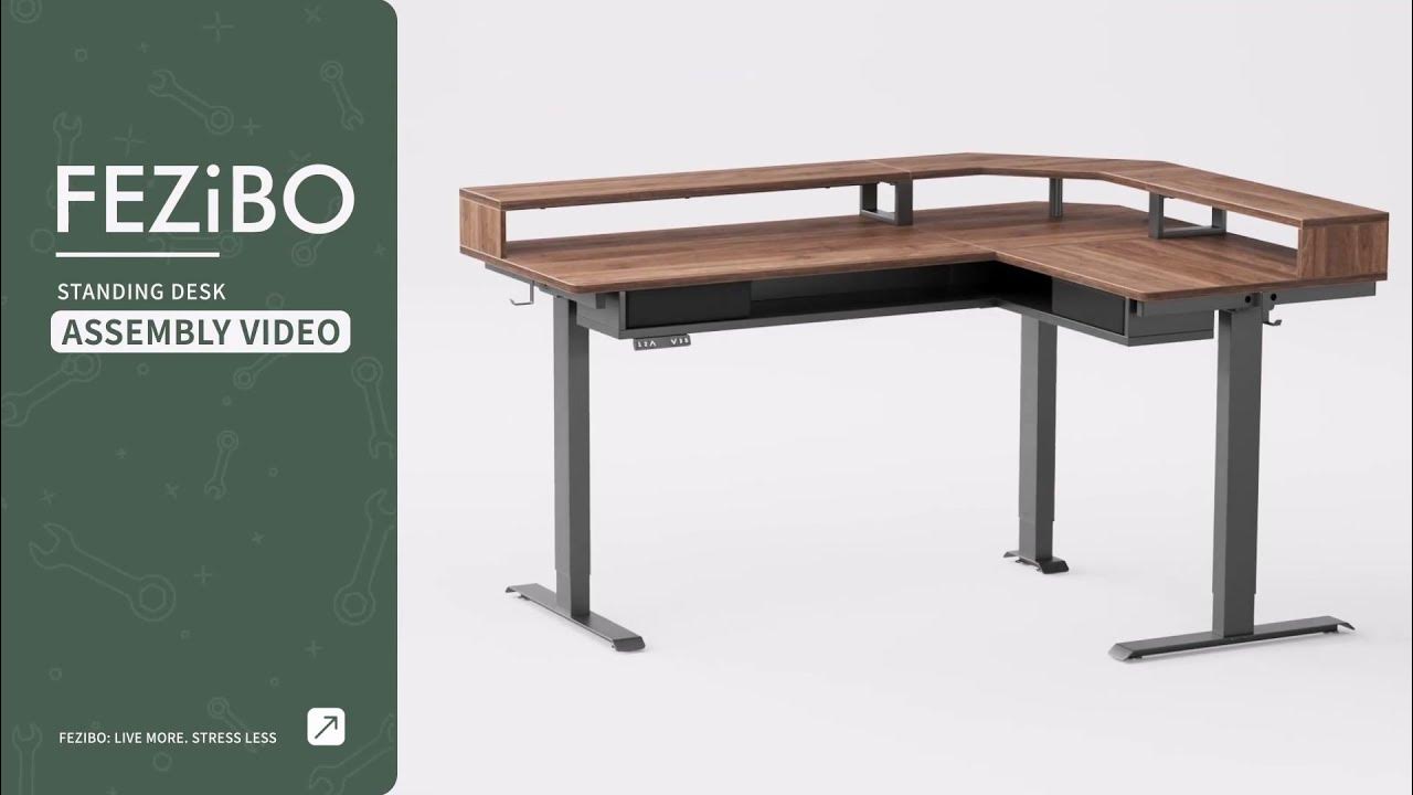 Fezibo Standing Desk Installation Guide YouTube