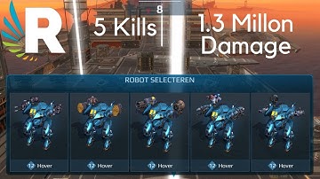 War Robots: New Hover Skirmish Mode | 1.3 Million Damage - 5 Kills