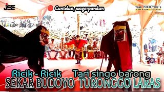 RIcik-Ricik Singo Barong Ebeg Sekar Budoyo Turonggo Laras cuntelan wagerpandan || Jagad satria ebef