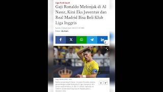 Gaji Ronaldo di Al Nassr Melonjak, dapat membeli Klub Liga Inggris soccerplayer football