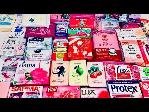 日本製石鹸 ft. ASMR SOAP HAUL Opening / Unwrapping / Unboxing INTERNATIONAL Soaps TINGLE TRIGGERS