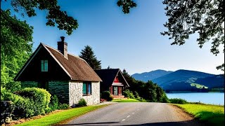 Driving in SWISS ( ZUG ) One of the most beautiful Village in Switzerland - 4K