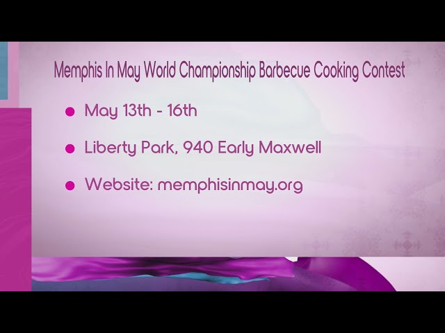 Memphis in May BBQ Cooking Contest To Kickoff May 13